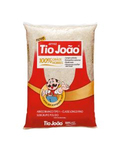 Arroz Branco Longo-fino Tipo 1 Tio João 5 Kg
